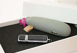 Набор 6. Power bank /флешка 8 гб (Чёрный)