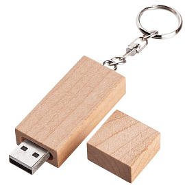 Флешка JUST WOOD (Бежевый)