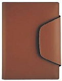 Книга для записи Lediberg, блок 782, коллекция Open Design, кожа, размер 165х235 мм, цвет коричневый