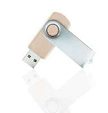 USB-Flash накопитель (флешка), модель twist DR030, 16 GB, светлое дерево