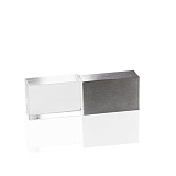 Флешка ST004 (матовый) с чипом 128 гб с красной подсветкой