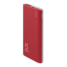 Внешний аккумулятор 5000mAh, black, OLMIO (Красный)