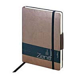 Ежедневник недатированный ZENITH, с покрытием SOFT TOUCH, формат B6, бежевая бумага, цвет черный