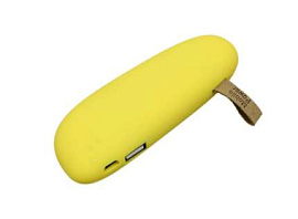 Универсальное зарядное устройство power bank в форме камня (Жёлтый)