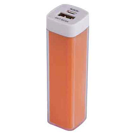 Универсальный аккумулятор Bar, 2200 mAh, фиолетовый (Оранжевый)
