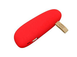Универсальное зарядное устройство power bank в форме камня (Красный)
