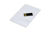 USB-Flash накопитель (флешка) в виде кредитной карты со съёмным чипом, модель card3, объем памяти 16