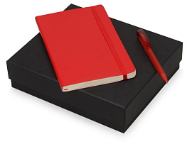 Подарочный набор Moleskine Amelie с блокнотом А5 Soft и ручкой (красный)