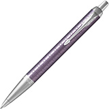 Ручка шариковая Parker IM Premium Dark Espresso Chiselled CT