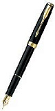 Перьевая ручка Parker Sonnet F530, цвет: LaqBlack GT, перо: F