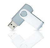 Флешка PVC001/SV (светлый) с чипом 8 гб. USB 2.0