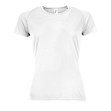 Футболка женская "Sporty women 140", белая