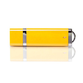 Флешка PL003 с чипом 16 гб. USB 2.0 (Жёлтый)