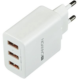 H-05. Сетевое зарядное устройство мульти-USB высокой мощности, 4.2A (Белый)