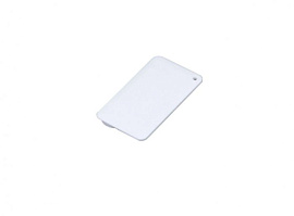 Флеш-накопитель в виде пластиковой карты. 8 Гб.Зелёный, USB2.0 (Белый)