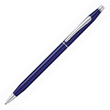 Шариковая ручка Cross Classic Century Translucent Blue Lacquer, цвет синий с чёрным