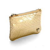 Косметичка SNAKESKIN, золотая