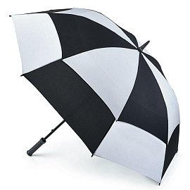 Зонт мужской гольфер Fulton, модель S669-2986 BlackWhite (Белый; Чёрный)