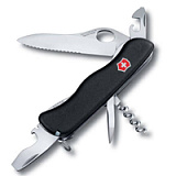 Нож перочинный VICTORINOX Nomad One Hand, 111 мм, 11 функций, с фиксатором лезвия