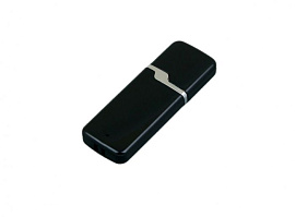 Флешка промо прямоугольной формы c оригинальным колпачком, модель 004, 32 Gb, USB 3.0 (Чёрный)