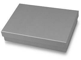 Подарочная коробка "Corners" средняя, размер 24х18х5 см (Серебряный)