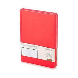 Ежедневник недатированный CITIZEN NEW, с покрытием SOFT TOUCH, формат A5 (Красный)