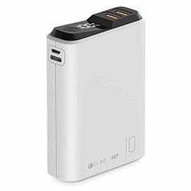 Внешний АКБ QS-10, 10000mAh, midnight-green, OLMIO (Белый)