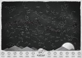 Светящаяся в темноте карта звездного неба star