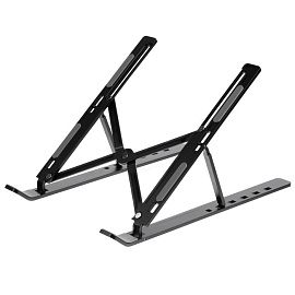 Подставка для ноутбука и планшета Scaffold Light ver.2, металлик (чёрная)