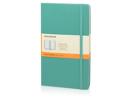 Записная книжка Moleskine Classic (в линейку) в твердой обложке, Large (13х21см), морская волна (морская волна)