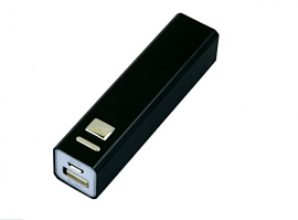 Универсальное зарядное устройство power bank прямоугольной формы (Чёрный)