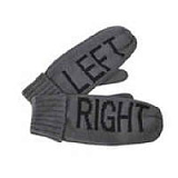 Варежки  "LEFT&RIGHT" с теплой подкладкой