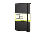 Записная книжка Moleskine Classic, формат А6, блок нелинованный, цвет чёрный