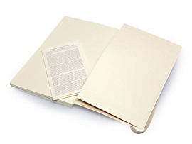 Записная книжка Classic Soft, формат A6 (блок нелинованный) (Бежевый)