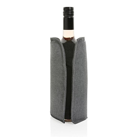 Чехол для вина Vino из rPET AWARE (серый)