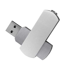 USB Флешка, Elegante, 16 Gb (Серебряный)