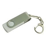 Флешка в металлическом корпусе с пластиковыми вставками, модель 030, 16 Gb, USB 2.0