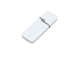 Флешка промо прямоугольной формы c оригинальным колпачком, модель 004, 32 Gb, USB 3.0 (Белый)