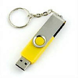 Корпус USB-Flash накопитель - брелок (флешка) "HIT - New",  8 Gb, в металлическом корпусе с пластико