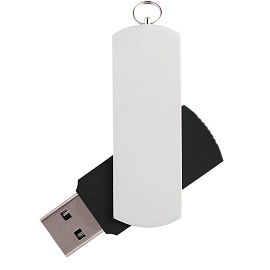Флешка ELEGANCE, 16ГБ, оранжевая. USB 2.0 (Чёрный)