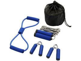 Набор для фитнеса Dwayne, синий (Синий)