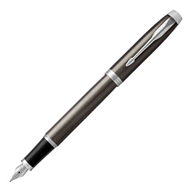 Ручка перьевая Parker IM Dark Espresso CT (Коричневый; Чёрный; Серебряный)