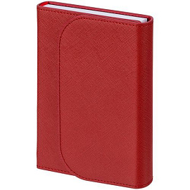 Ежедневник Clappy Mini, недатированный, черный (Красный)
