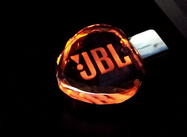 Флешка под гравировку 3D логотипа, 32 Гб, USB2.0 (Оранжевый)