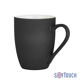 Кружка "Trend", с покрытием SOFT TOUCH, 320 мл, цвет чёрный (Чёрный)