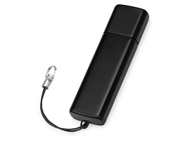 USB-флешка на 16 Гб "Borgir" с колпачком, цвет тёмно-синий (Чёрный)