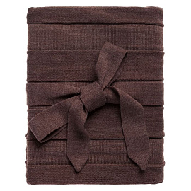 Плед Pleat, 110х170 см (Коричневый)