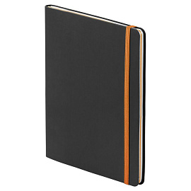Блокнот "BiColor" в линейку и клетку, A5 (Чёрный; Оранжевый)