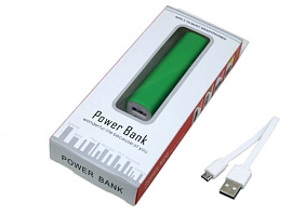 power bank зарядное устройство,Цвет зеленый 2200 mah (Зелёный)