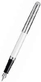 Перьевая ручка Waterman Hemisphere Deluxe, цвет: White CT, перо: F